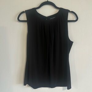 Black Tommy Blouse Top
